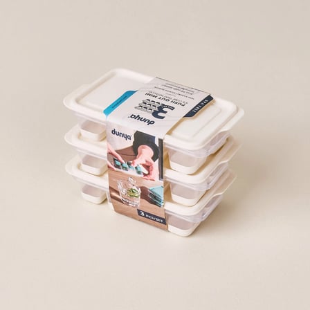 Plastik 3'lü Küçük Buz Kalıbı - Asorti