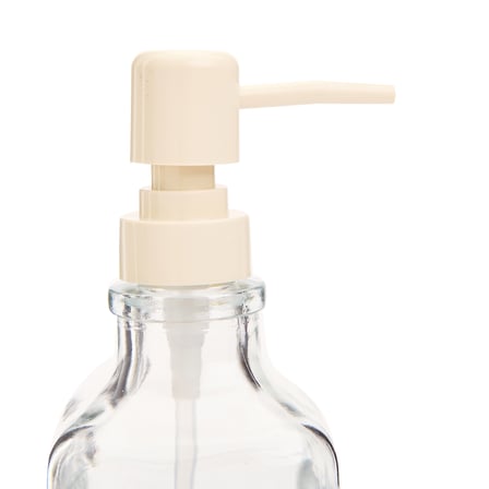 Stantlı Sıvı Sabunluk - Krem / Şeffaf - 500 ml