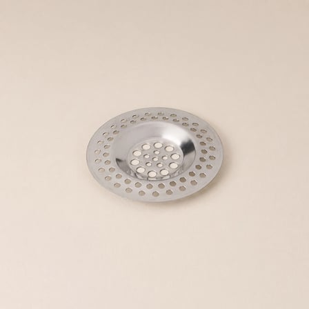 Paslanmaz Lavabo Süzgeci - Gri