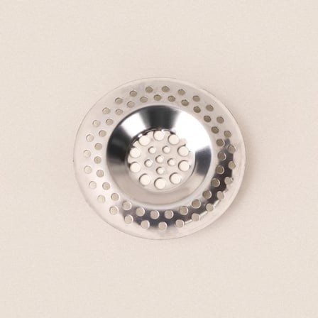 Paslanmaz Lavabo Süzgeci - Gri
