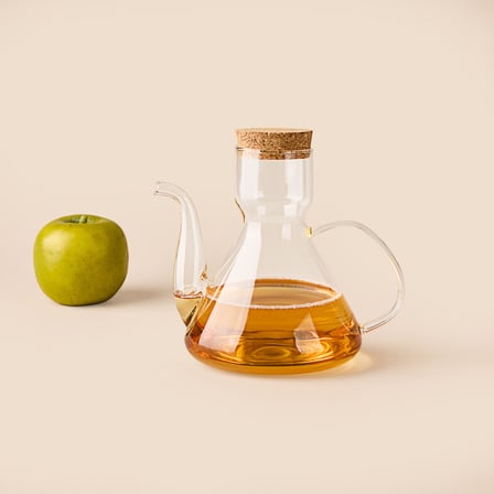 Liya Borosilikat Cam Yağlık - Şeffaf - 500 ml