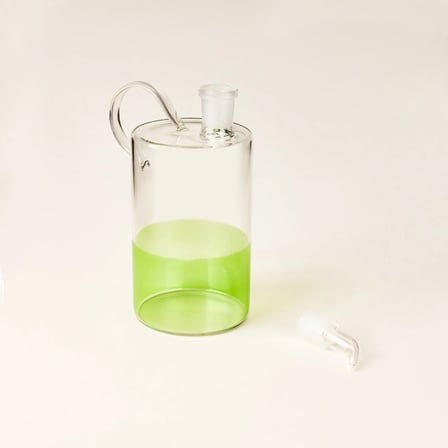 Gauzy Borosilikat Cam Yağlık - Şeffaf / Yeşil - 500 ml