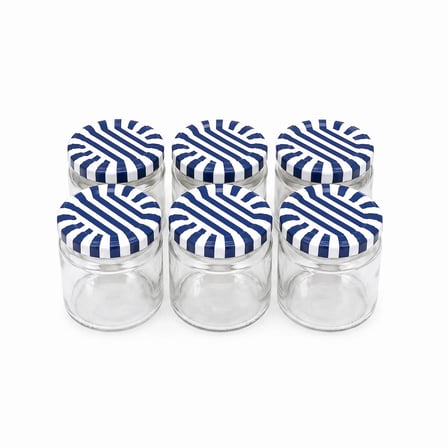 6'lı Kapaklı Kavanoz Seti - Asorti -  40 ml