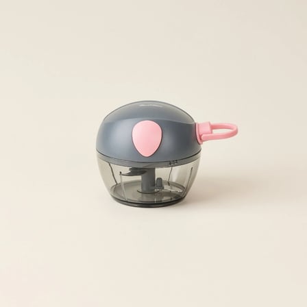 Küçük Pratik Doğrayıcı - Pembe / Gri - 180 ml