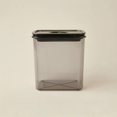 Kitchen Moeno 3'lü Vakumlu Kavanoz Seti - Siyah - 1,2 lt + 1,8 lt + 3 lt