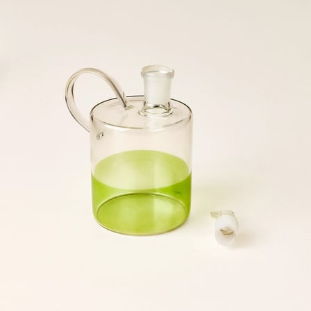 Gauzy Borosilikat Cam Yağlık - Şeffaf / Yeşil - 350 ml