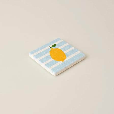 Kitchen Limone Bardak Altlığı - Renkli - 10 cm