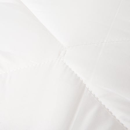 Soft Çift Kişilik Microfiber Yorgan - Beyaz - 195x215 cm