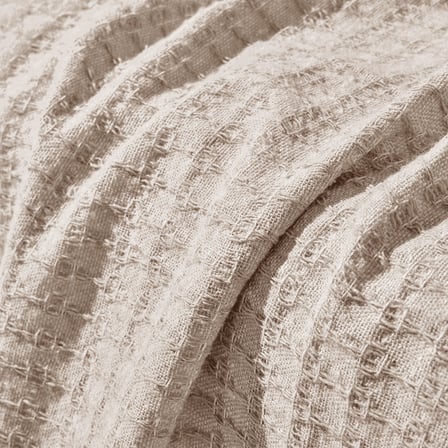 Soft Milva Çift Kişilik Çok Amaçlı Örtü - Kahverengi - 200x230 cm