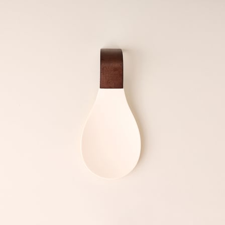 Akasya Kaşık Altlığı - Krem - 10x22x5 cm