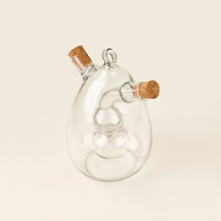 Duo Pear Yağlık Sirkelik - Şeffaf / Açık Kahverengi