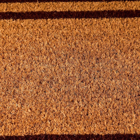 Home Koko Çift Çerçeveli Kapı Önü Paspası - Kahverengi / Bej - 35x60 cm