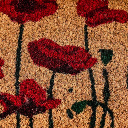 Home Koko Gelincik Kapı Önü Paspası - Bej -  35x60 cm