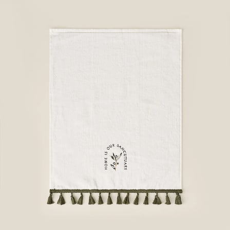 Soft Borla Kurulama Bezi - Ekru - 40x50 cm