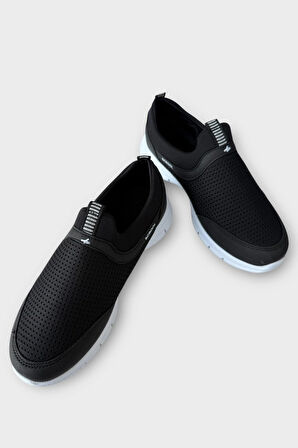 Unisex Airfile Comfort Spor Ayakkabı SİYAH - BEYAZ