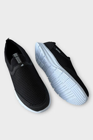 Unisex Airfile Comfort Spor Ayakkabı SİYAH - BEYAZ