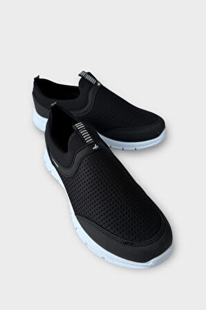 Unisex Airfile Comfort Spor Ayakkabı SİYAH - BEYAZ