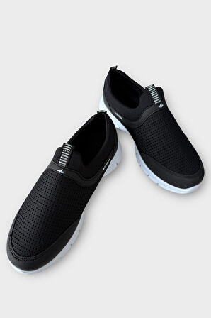 Unisex Airfile Comfort Spor Ayakkabı SİYAH - BEYAZ