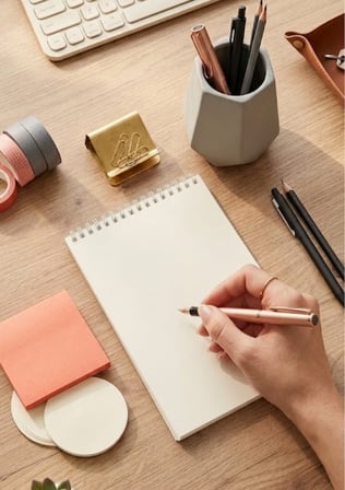 A5 Not Defteri Renkli Balkabağı Kapak Çizgisiz Defter 50 Yaprak 2'li set