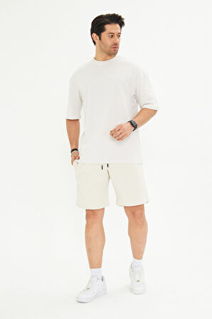 Pamuklu Relax Konforlu Oversize Tişört ve Şort Takımı