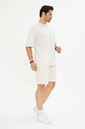 Pamuklu Relax Konforlu Oversize Tişört ve Şort Takımı