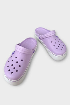 Unisex Comfort Medikal Hemşire Sabo Sandalet Terlik Lila