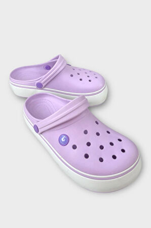 Unisex Comfort Medikal Hemşire Sabo Sandalet Terlik Lila