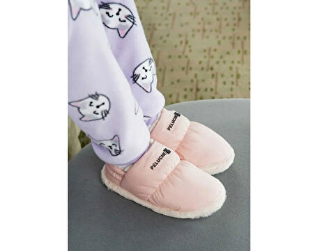 Peluche Pink Parachute Child Slipper Çocuk Günlük Ev Pandufu PAR-CPE Pembe