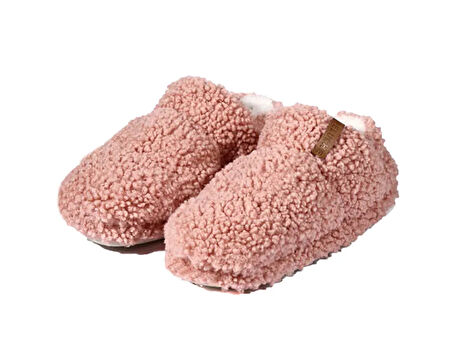 Peluche Pink Teddy Women Slipper Kadın Günlük Ev Pandufu TED-KPE Pembe