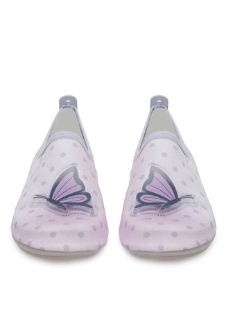 Peluche Lila - Mor Kız Çocuk Deniz Ayakkabısı BUTTERFLY