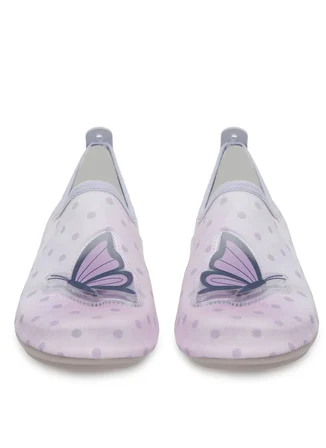 Peluche Lila - Mor Kız Çocuk Deniz Ayakkabısı BUTTERFLY