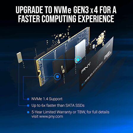 TEKNOTEG - PNY CS2230 2TB 3300/2600 NVMe PCIe M.2 SSD (M280CS2230-2TB-RB)