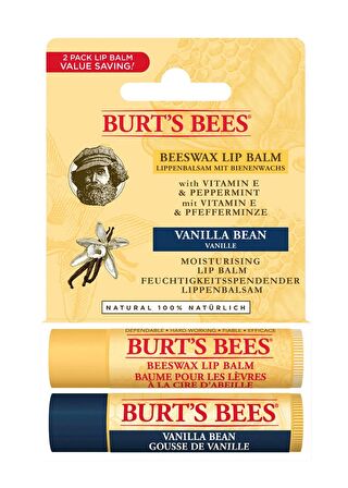  Burts Bees Beeswax ve Vanilya Aromalı 2'li Dudak Bakım Krem Seti