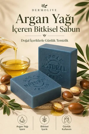 2'li Avantaj - Argan Bitkisel Kalıp Sabun 2 x 120 gr