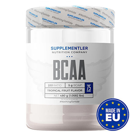 Supplementler.com BCAA 2:1:1 480 Gr - TROPİKAL MEYVE