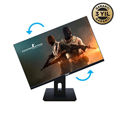 Spardox Gaming SG-27240RP 27" 1ms 240Hz IPS FullHD 2xDP Pivot Oyuncu Monitörü