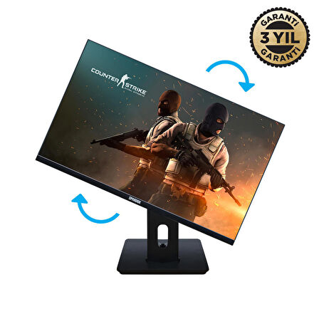 Spardox Gaming SG-27240RP 27" 1ms 240Hz IPS FullHD 2xDP Pivot Oyuncu Monitörü