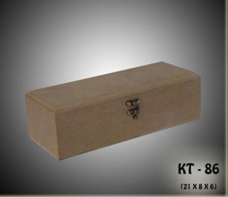 Ahşap-boyanabilir-klipsli-takı-makyaj-aksesuar-dekoratif Saat Kutusu