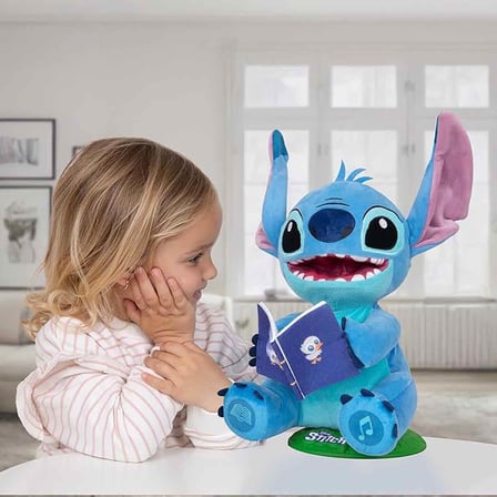 Sunman Oyuncak Sesli Karanlıkta Parlayan Masal Anlatan Stitch İnteraktif Peluş 34 Cm S00092792