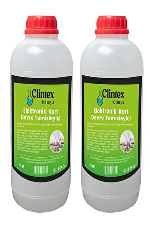 Clintex Kimya Elektronik Devre Kart Temizleyici Yağsız 2x1 Lt