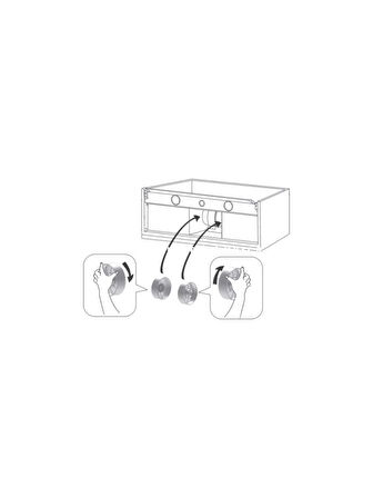 FTB 60 XS V2 Davlumbaz Için Karbon Filtre 2 Adet