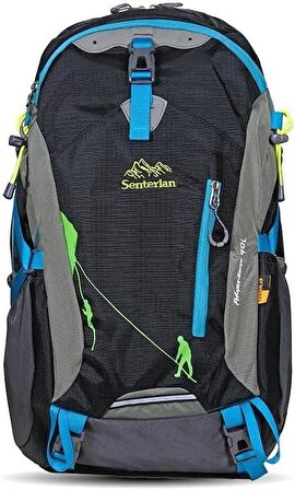 Milo Senterlan Teod 40 lt Su Geçirmez Outdoor Sırt Çantası Siyah