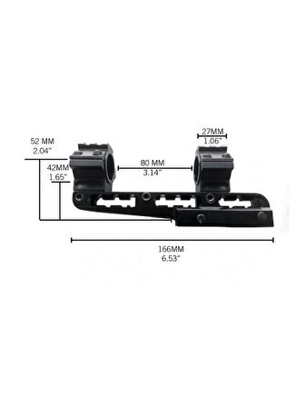 KONUS ÇAP: 30 MM VE 25 MM DAMPA DÜRBÜN AYAĞI