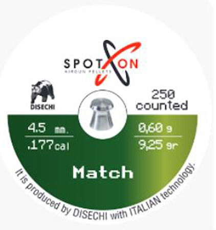 Spoton Match 4.5mm Havalı Saçma