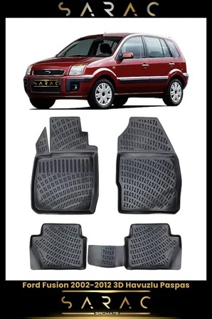Ford Fusion 2006 Model Araca Özel 3d Havuzlu Paspas