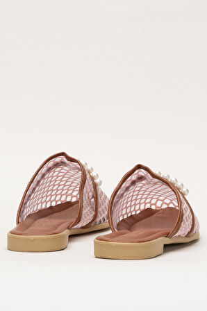 Kadın İnci Kemerli FileliTerlik PUDRA