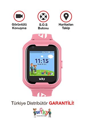 WIKY WATCH 4G AKILLI  ÇOCUK SAATİ (PEMBE)