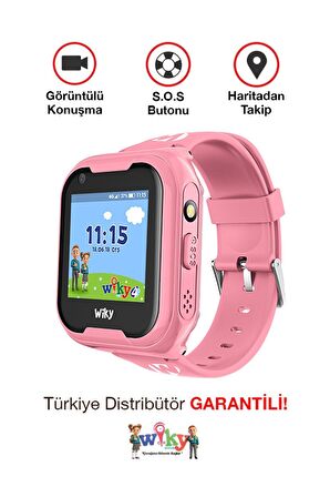 WIKY WATCH 4G AKILLI  ÇOCUK SAATİ (PEMBE)