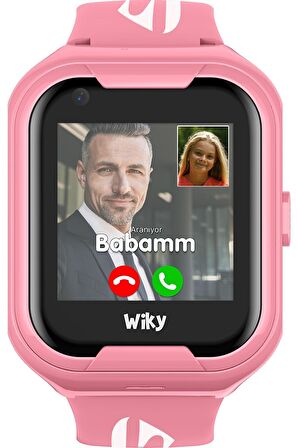 WIKY WATCH 4G AKILLI  ÇOCUK SAATİ (PEMBE)