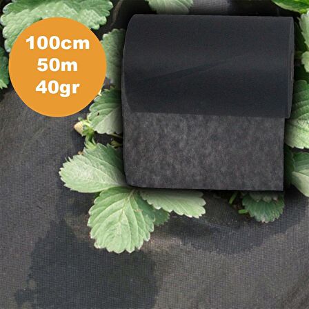 100cm X 50m 40gr TEKSTİL MULCH AGRİL ISI DON PERDESİ, ZİRAİ DON KIRAĞI ÖRTÜ KARPUZ ÇİLEK MALÇ